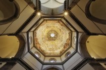 Interior of dome of cathedral of Duomo in Italy, Europe — Stock Photo