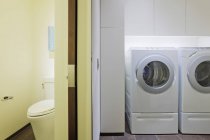 Laundry space in residential house in Dallas, Texas, USA — Stock Photo