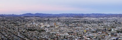Skyline of Chchuahua from Cerro Coronel, Mexico — стоковое фото