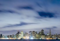 San Francisco Skyline von der Schatzinsel, USA — Stockfoto
