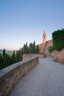 Pienza Cathedral at Dawn — Stock Photo