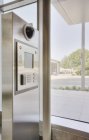 Intercom system in luxury modern building — Stock Photo