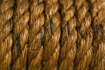 Close-up of rope braids structure and pattern — Stock Photo