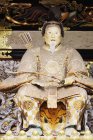 Antica scultura guerriera samurai nel Parco Nazionale Nikko, Giappone — Foto stock