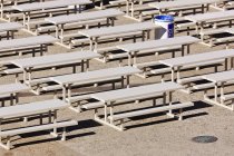 State fair seating area in Dallas, Texas, USA — Stock Photo
