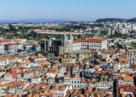 Вид с воздуха на Порту, Порту, Португалия — стоковое фото