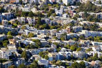 Luftaufnahme von San Francisco Nachbarschaft, Kalifornien, Vereinigte Staaten — Stockfoto