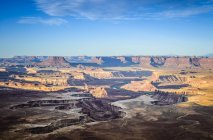 Luftaufnahme der Hufeisenbiegung, Canyonlands, utah, United States — Stockfoto