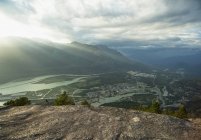 Rivers and Squamish cityscape in British Columbia, Canada — Stock Photo