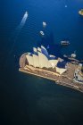 Vista aérea da casa de ópera de Sydney em Sydney, Austrália — Fotografia de Stock