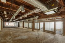 Empty office space under construction — Stock Photo