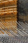Будівництво форми і арматури з хмарочос у вечірній sunlight, Спокен, Вашингтон, США — стокове фото