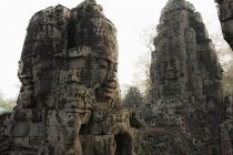 Esculturas em pedra ornamentadas, Angkor, Camboja — Fotografia de Stock