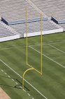 Zone d'extrémité de terrain de football en Dallas, Texas, États-Unis — Photo de stock