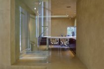 Elegant hallway to home office room — Stock Photo