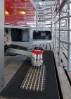 Automatic milking machine in Jarva cattle farm, Estonia — Stock Photo