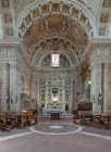 Церква Сан-Біяджо Інтер'єр Тоскана, Італія — стокове фото