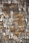 Alte Holzschindeln auf Gebäude, mendocino, Kalifornien, USA — Stockfoto