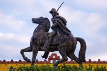 Estatua del revolucionario mexicano, San Miguel de Allende, Guanajuato, México - foto de stock