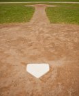 Placa de béisbol en el estadio deportivo, Salt Lake City, Utah, Estados Unidos - foto de stock