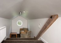 Small attic sitting room of Vihula Manor, Vihula, Estonia — Stock Photo