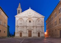 Catedral de Pienza, Toscana, Italia - foto de stock