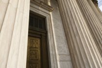 Верховний суд вхід у Вашингтоні, округ Колумбія, Сполучені Штати — стокове фото