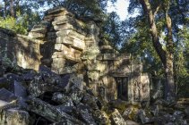 Ангкор Ват, історичний кхмерський храм XII століття та об'єкт всесвітньої спадщини ЮНЕСКО. Арки та різьблені кам 