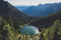 View of Hopkins Lake from the Pacific Crest Trail — Stock Photo