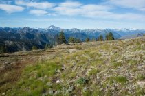 A Cordilheira da Cascata do Norte, vista do Pacific Crest Trail — Fotografia de Stock