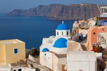 Villaggio di Oia Santorini Isole Cicladi, Grecia — Foto stock