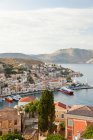 Symi Town, isola di Symi, Isole del Dodecaneso, Grecia — Foto stock