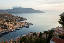 Symi Town, Symi Island, Ilhas Dodecanesas, Grécia — Fotografia de Stock
