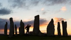 Callanish Standing Stones, Isla de Lewis, Hébridas Exteriores, Escocia, Reino Unido - foto de stock