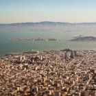 Luftaufnahme der Innenstadt von San Francisco. — Stockfoto