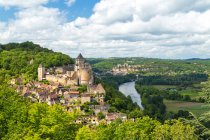 Chateau de Castelnaud, Castelnaud, Dordogne, Aquitaine, França — Fotografia de Stock