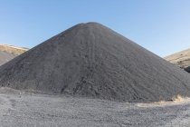 Gravel pile used for road construction and maintenance — Photo de stock