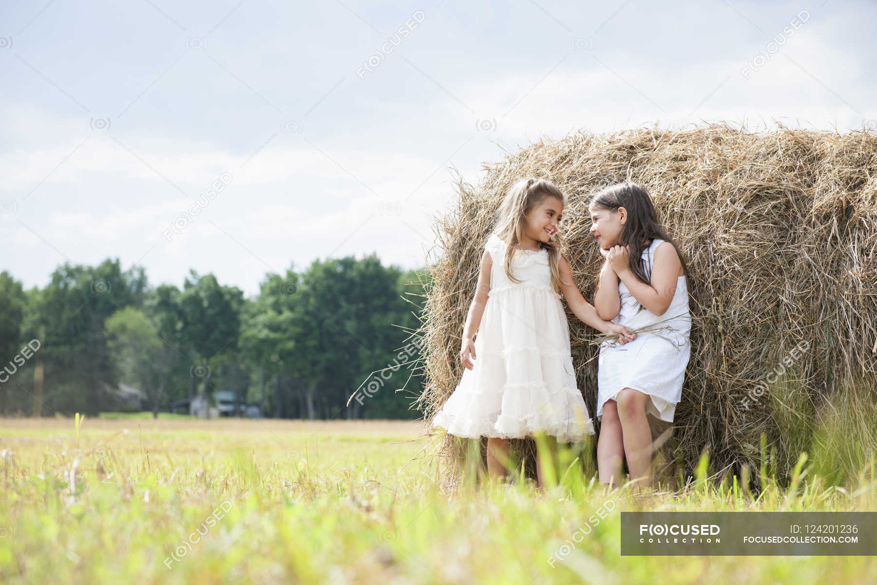Two Girls Playing With Each Other