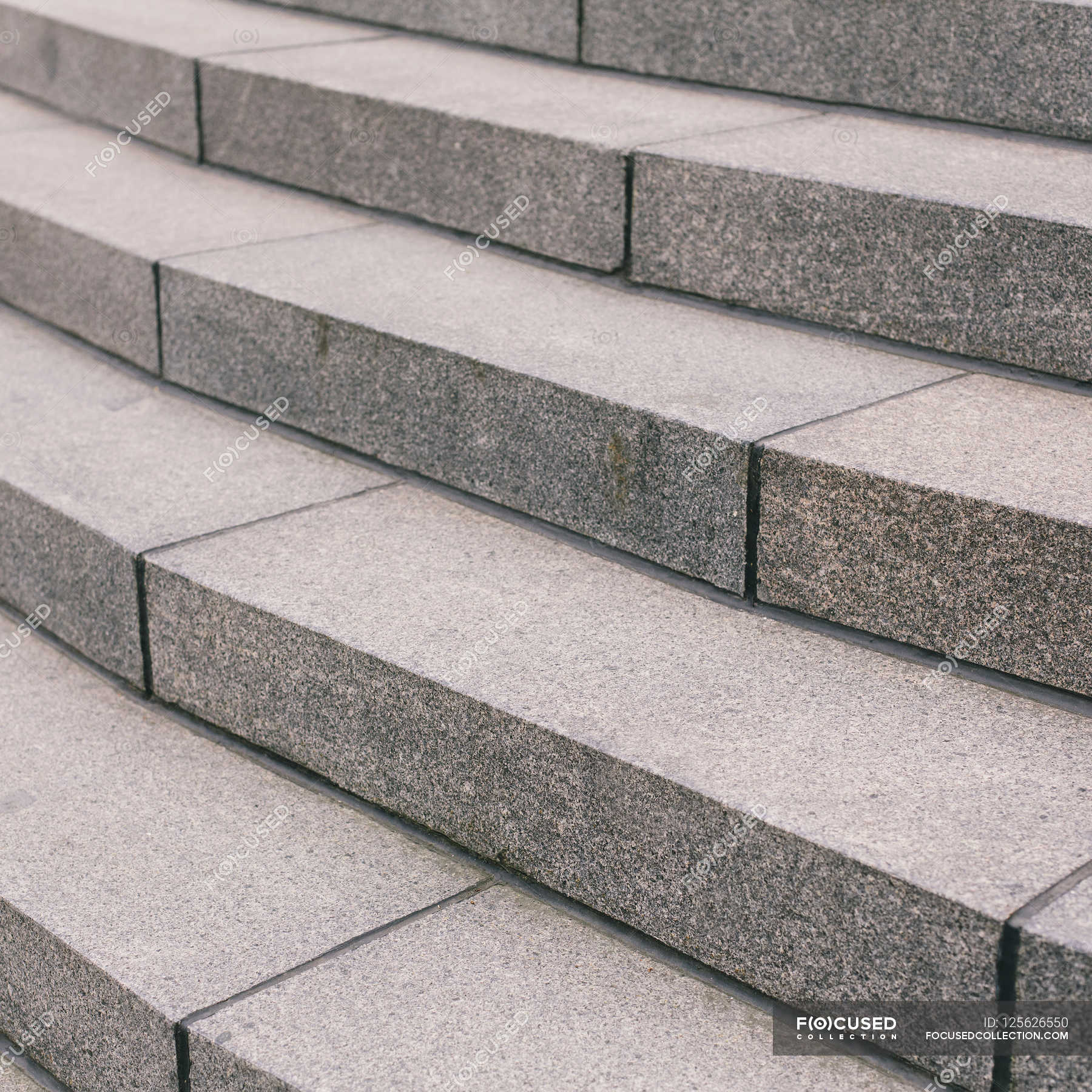 Stone steps in city. — stairway, Steps and Staircases - Stock Photo ...