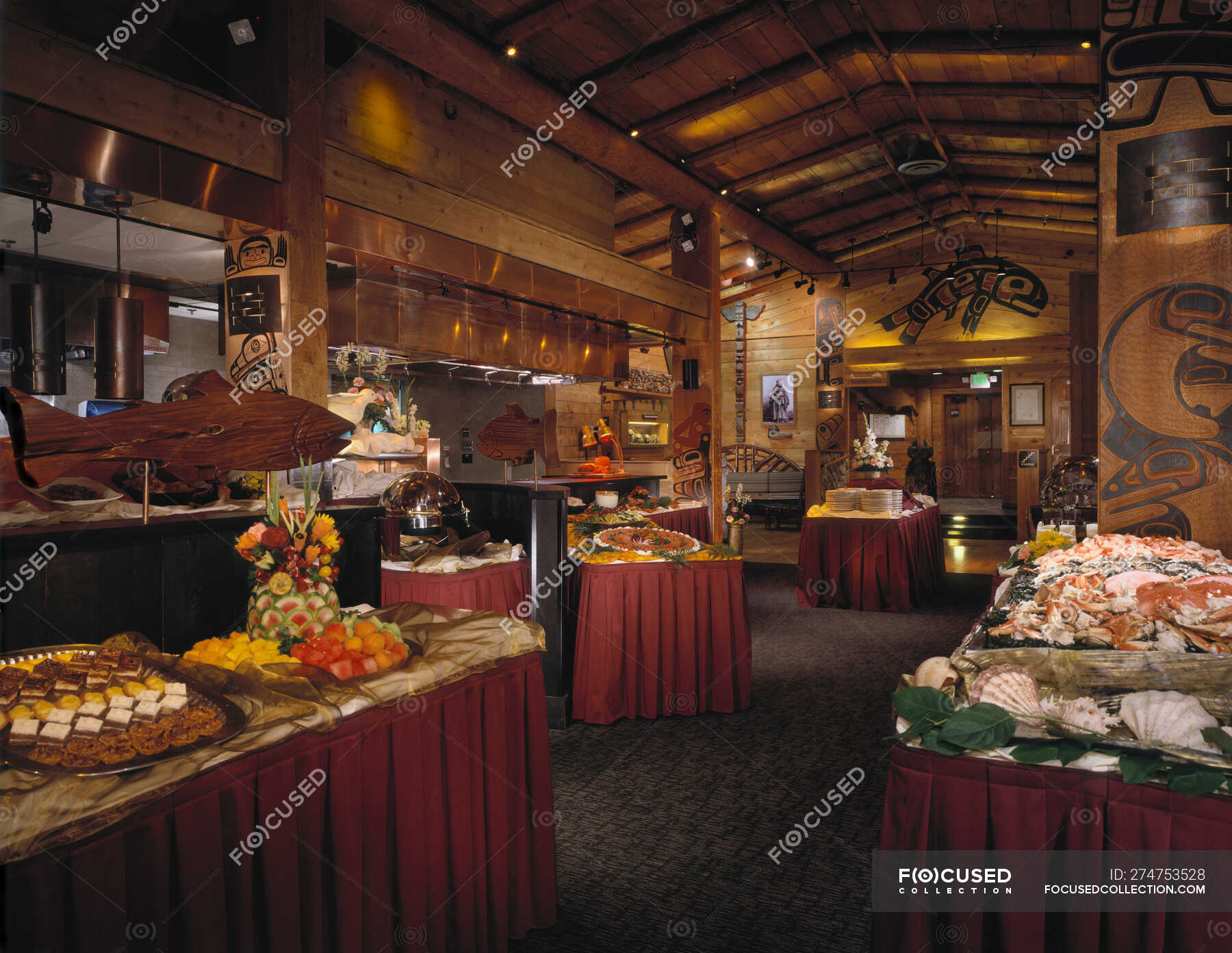 Restaurant United States Ivar's Salmon House Seattle — multi colored