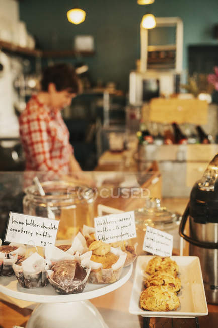 Freshly prepared food on the counter — Stock Photo
