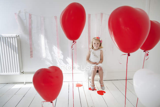 Young girl posing for a picture — Stock Photo
