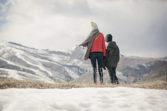 Children standing side by side — Stock Photo