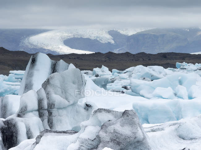 Glacial lake in Vatnajokull National Park. — Stock Photo