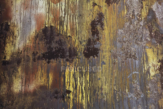 Wall with paint drips and marks — Stock Photo