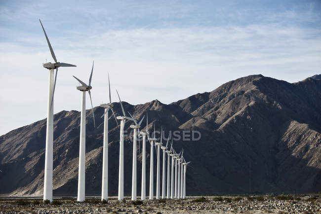 Turbinas de energia eólica — Fotografia de Stock