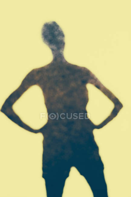 Outline of a human body — Stock Photo