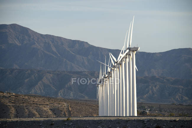 Wind power turbines — Stock Photo