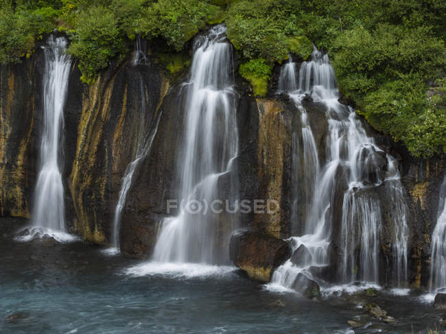 Series of cascading torrents — Stock Photo