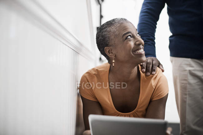 Mature african american couple — Stock Photo